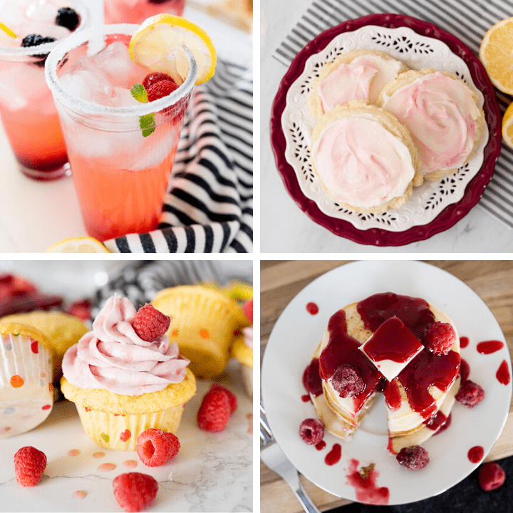 different recipes that can be made with raspberry syrup
