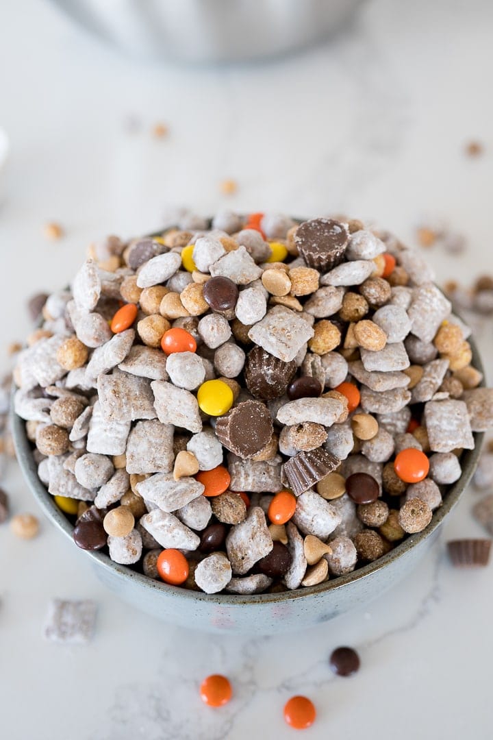 Peanut Butter Cup Snack Mix — The Skinny Fork