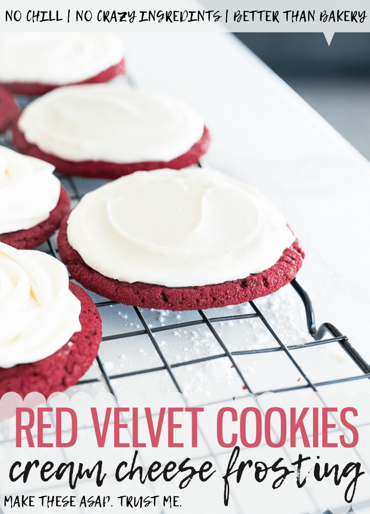 PIN IMAGE for red velvet cookies
