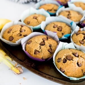 banana chocolate chip muffin recipe