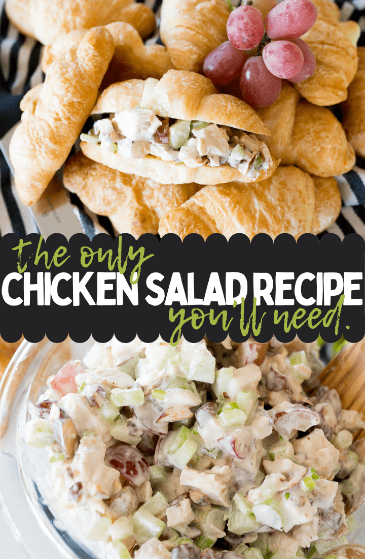 Pin image for chicken salad recipe