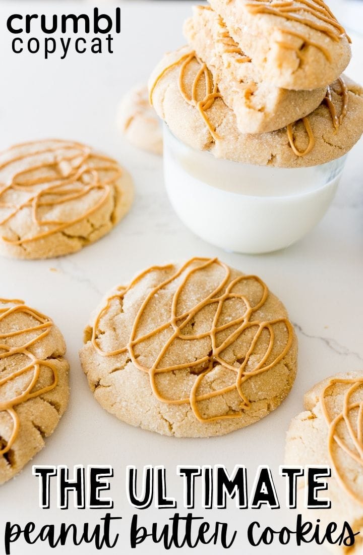pin image for ultimate peanut butter cookie