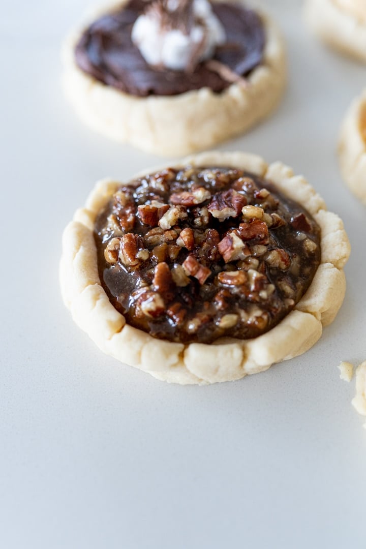 pecan pie cookie on the counter