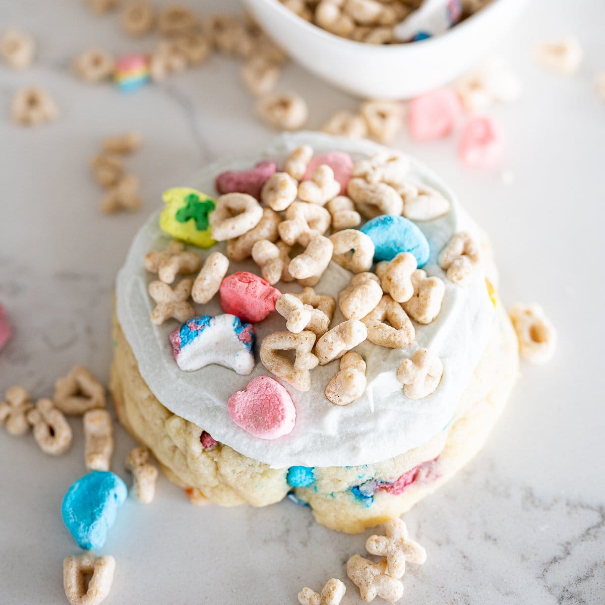 Lucky Charms Cookies - Cooking With Karli