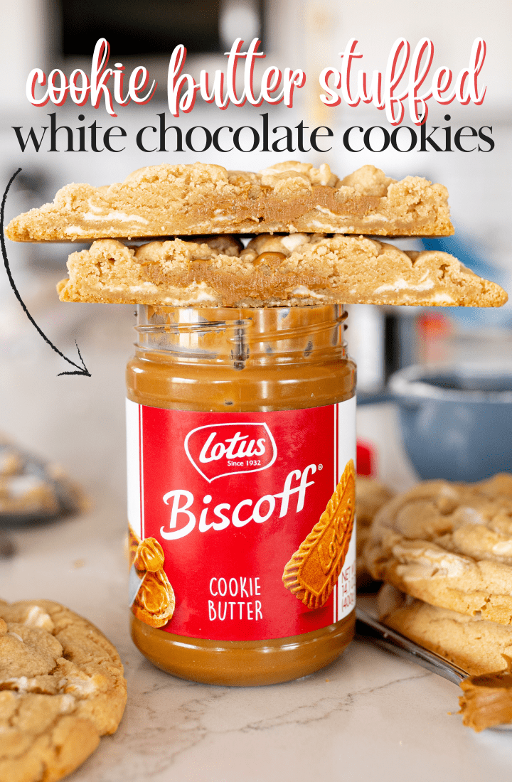 pin image for cookie butter cookies