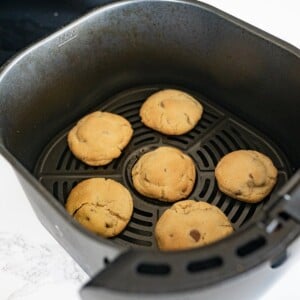 Air Fryer chocolate chip cookies