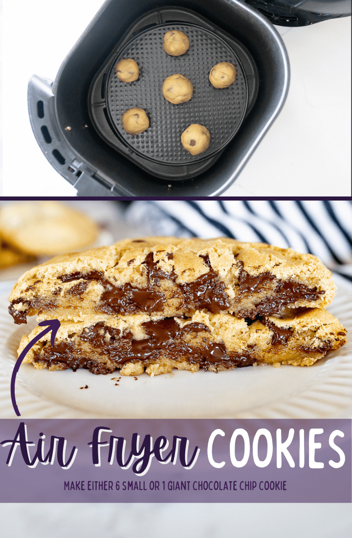 pin image for air fryer cookies