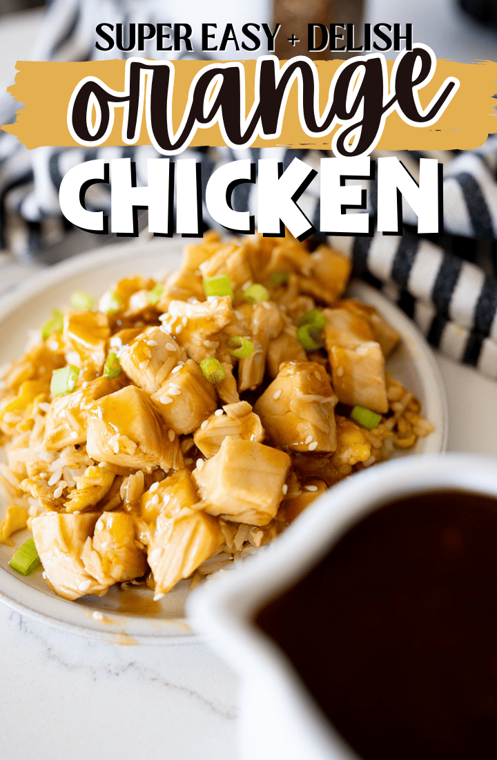 I am a sucker for sweet and tangy orange chicken! And this homemade orange chicken is quicker and yummier than the fried take out version. | Cooking with Karli |