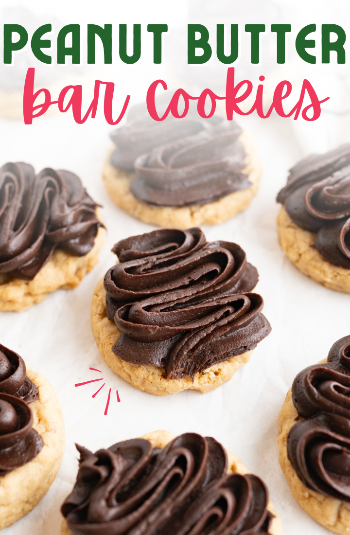 Peanut butter bars in cookie form!