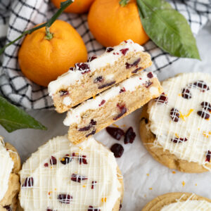 Cranberry Bliss cookie based on Starbucks bars.