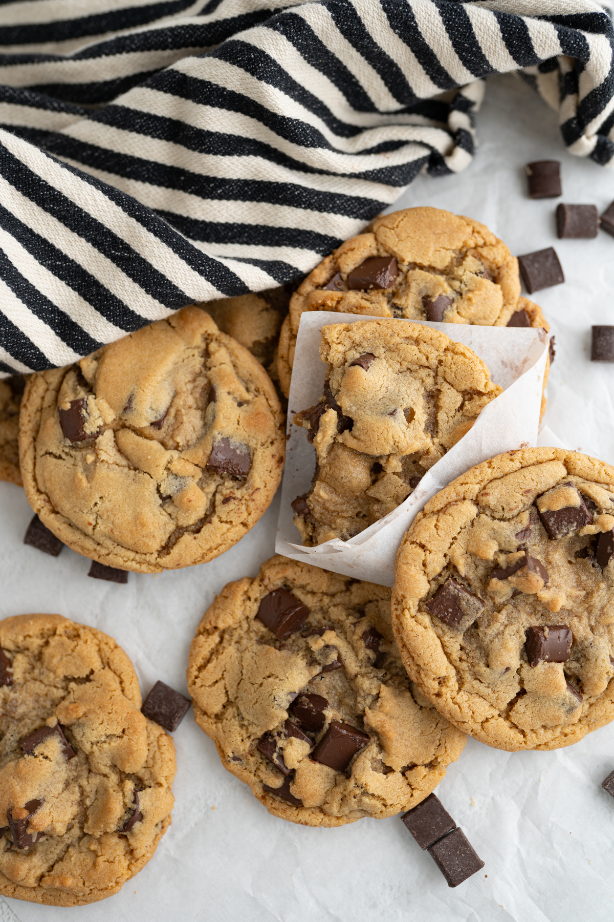 Aerial view of Wendy's copycat cookie. 