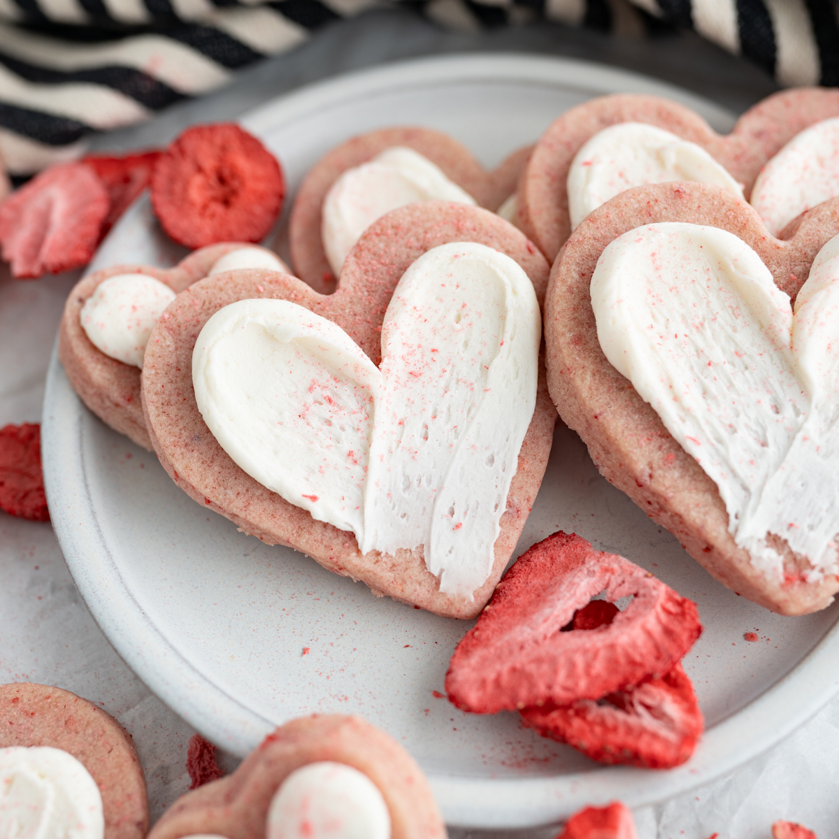 Strawberry Cut Out Cookies - Cooking With Karli