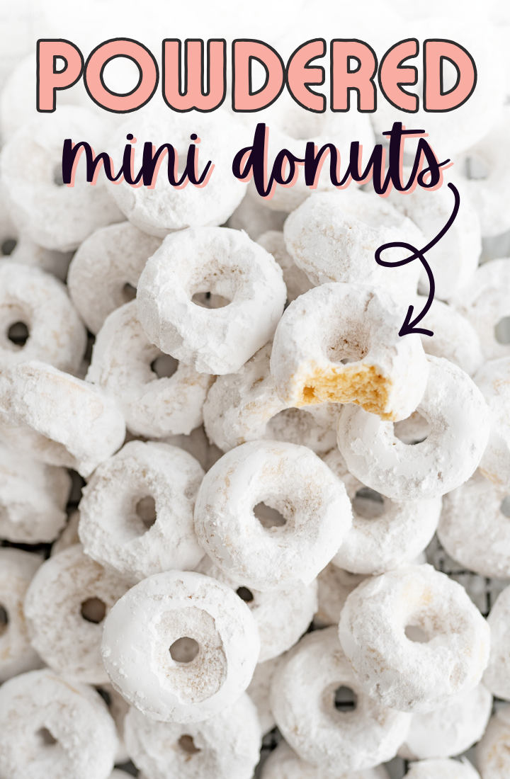 A power of powdered mini donuts.